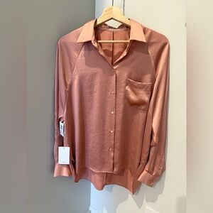 Aritzia relaxed Sutton button down blouse